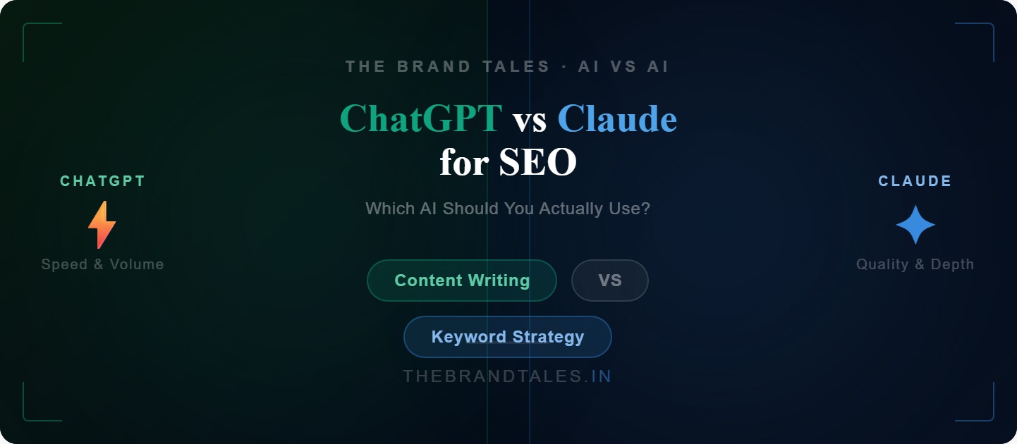 ChatGPT vs Claude for SEO – Which AI Tool is Better for SEO in 2026 | The Brand Tales