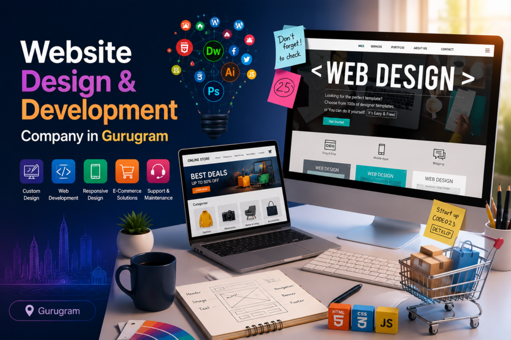 Website Design & Development Company in Gurugram