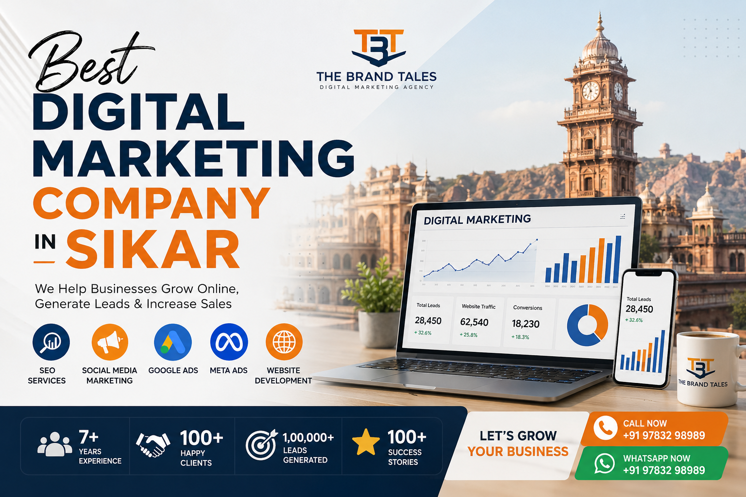 Digital Marketing company in sikar the brand tales